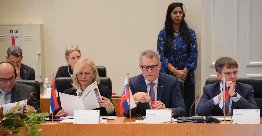 Podpredseda Najvyššieho správneho súdu Slovenskej republiky počas konferencie v Aténach.