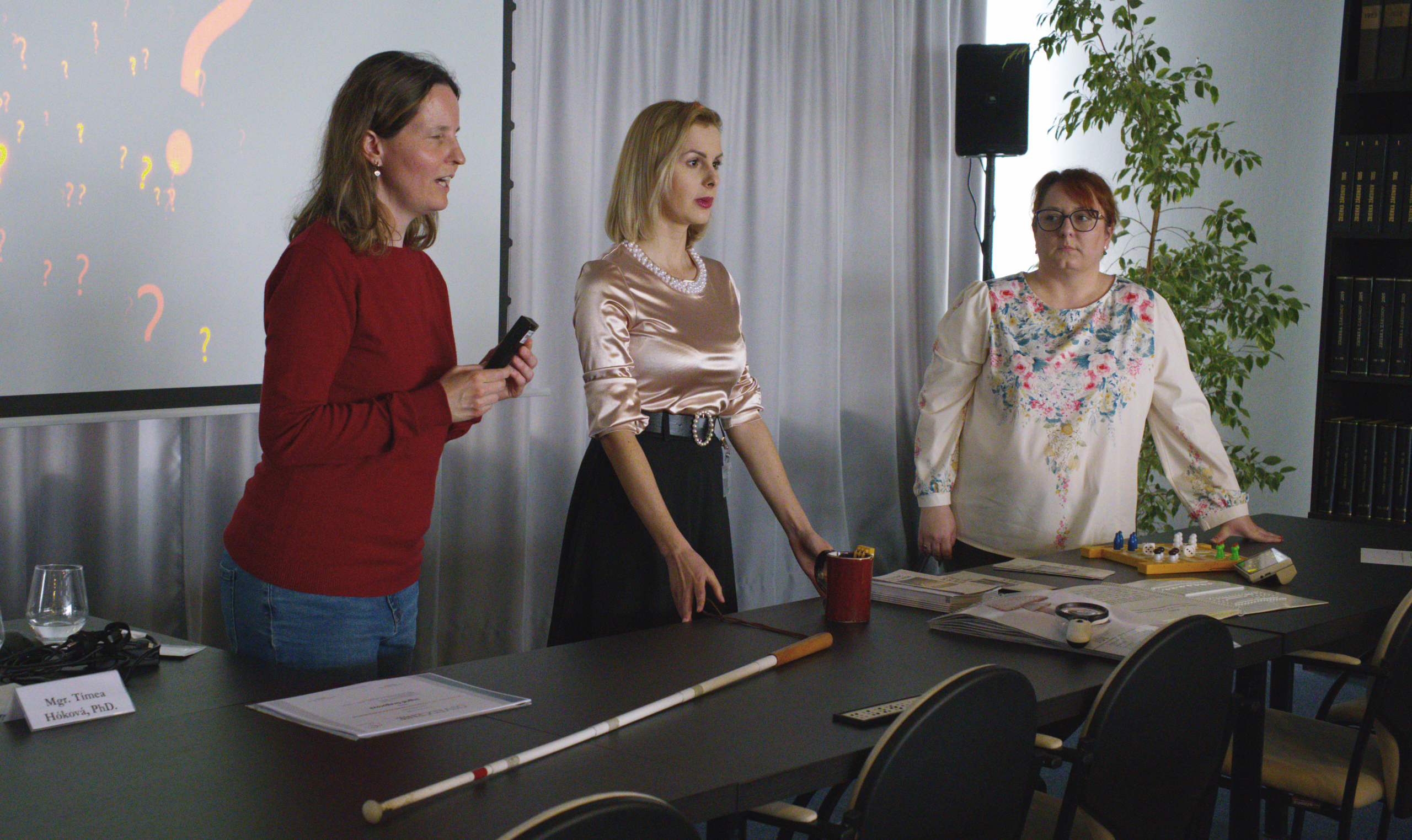 Fotografia lektoriek z Únie nevidiacich a slabozrakých Slovenska