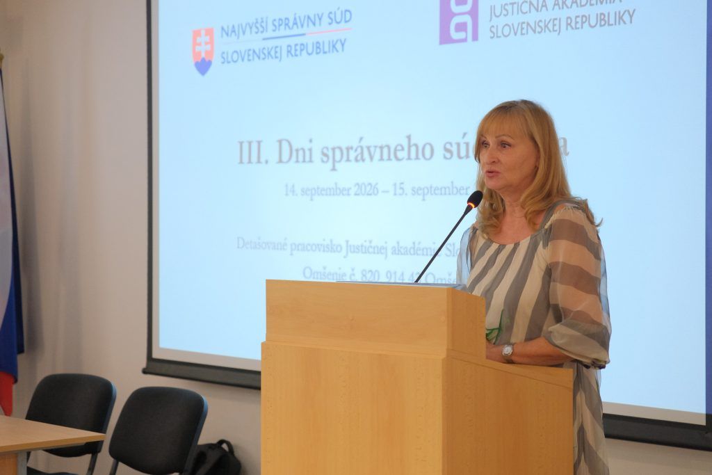 President of the Supreme Administrative Court of the Slovak Republic Monika Valašiková