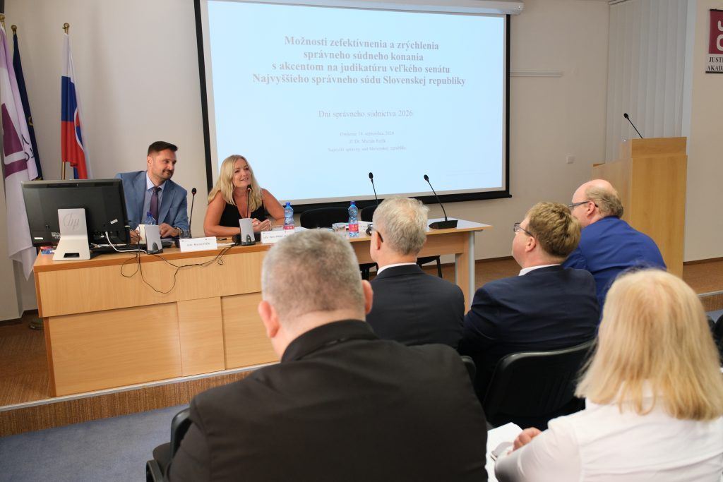 Petra Príbelská and Marián Fečík, Judges of the Supreme Administrative Court of the Slovak Republic